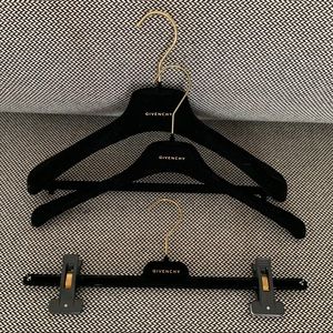 Three (3) GIVENCHY Hangers